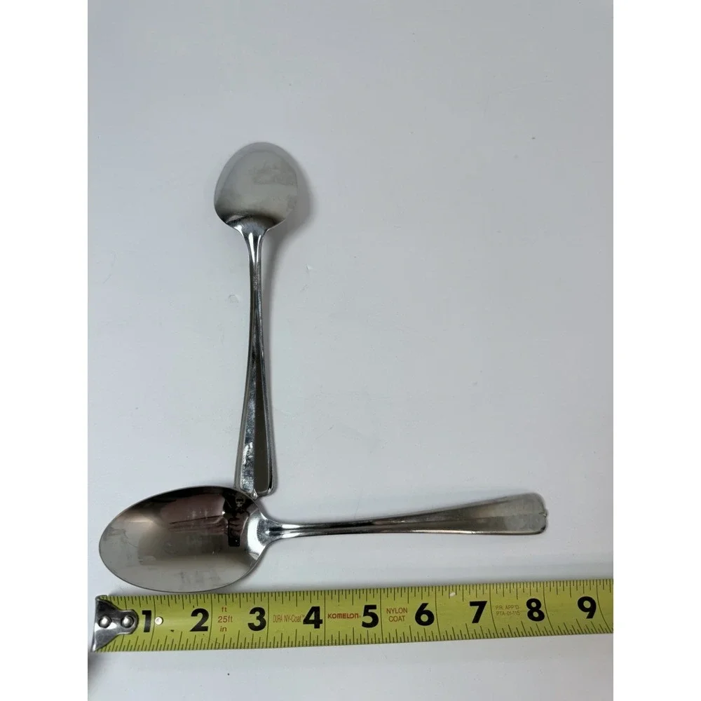 Oneida Gala Impulse‎ Stainless Steel Set of 2 Serving Spoons 8 1/4
